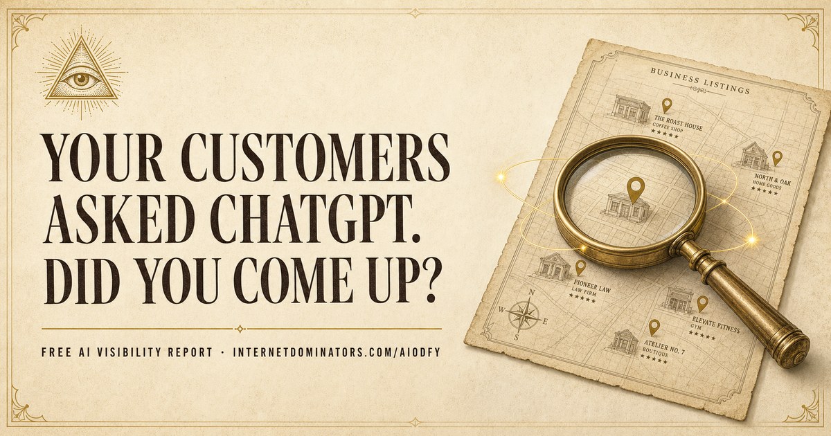 Your Customers Asked ChatGPT. Did You Come Up? — landscape format