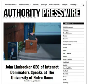 Authority Presswire
