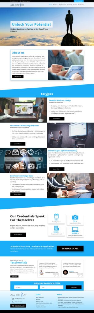 Internet Dominators web development sample