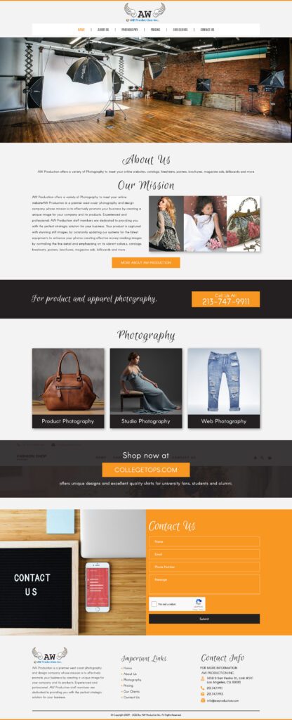 Internet Dominators web development sample