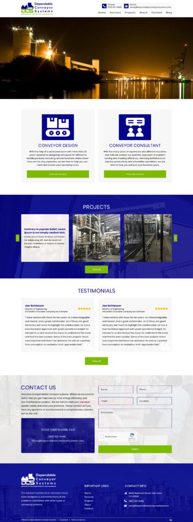 Internet Dominators web development sample