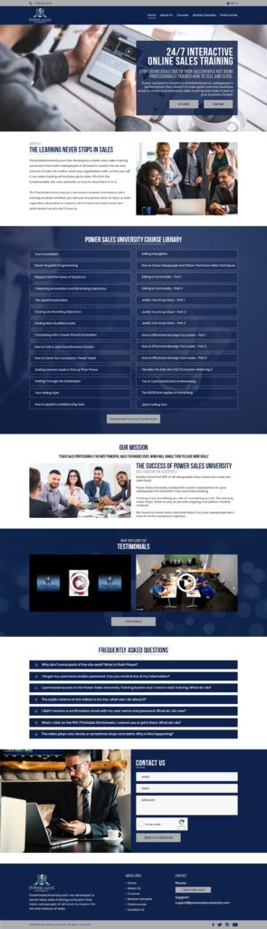 Internet Dominators web development sample