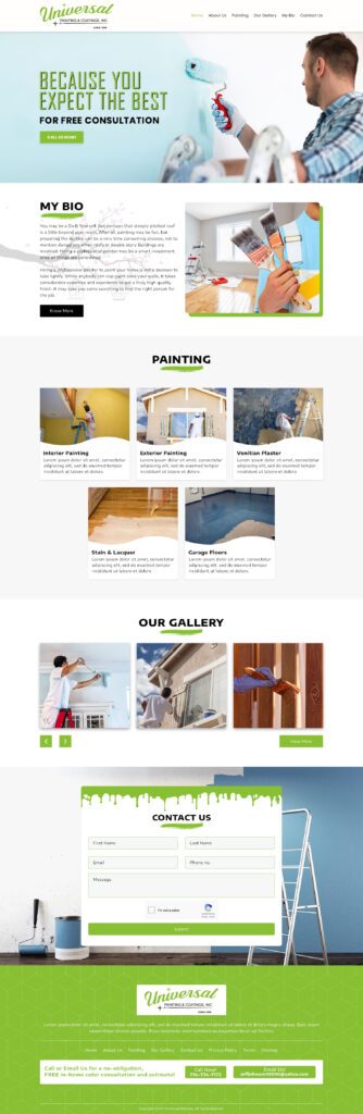 Internet Dominators web development sample